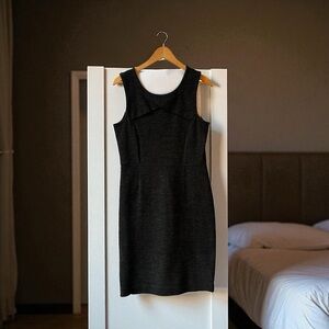 Banana Republic Charcoal Sleeveless Mini Dress